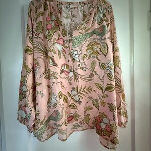 Spartina 449 Floral Print Women's Top - Pink
